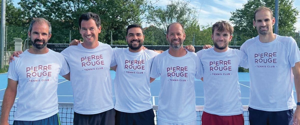 L'équipe des coachs du Tennis Club de la Pierre Rouge