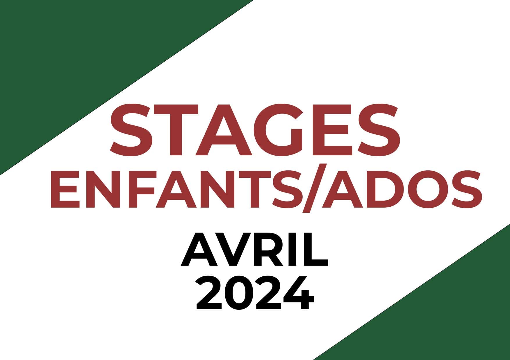 Stages Enfants/Ados Multiloisirs Printemps 2024