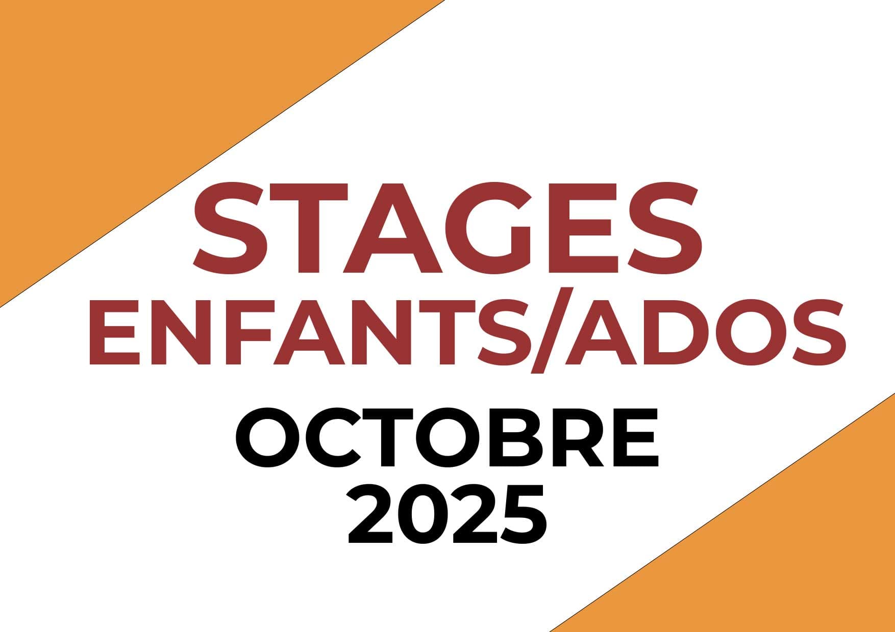 Stages Enfants/Ados Multiloisirs Octobre 2025 (Toussaint)