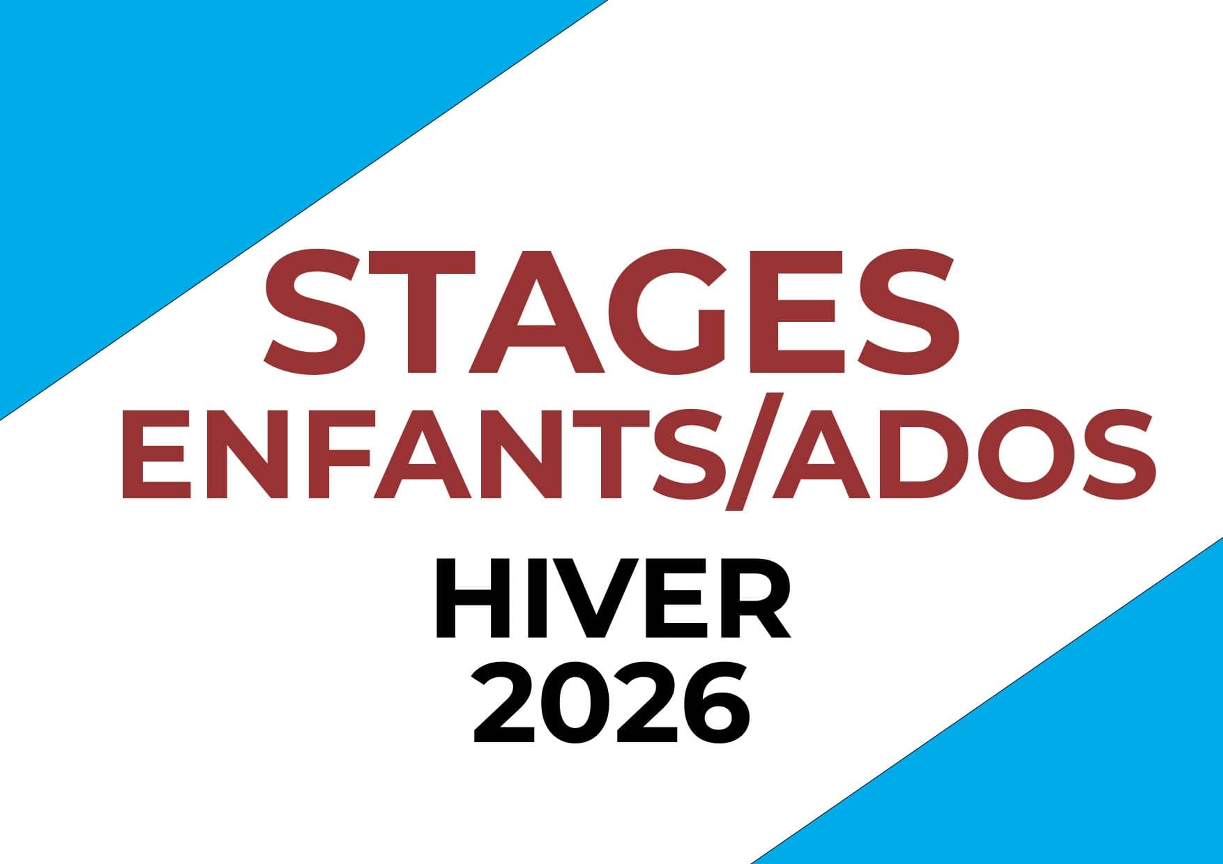 Stages Enfants/Ados Multiloisirs Hiver 2026