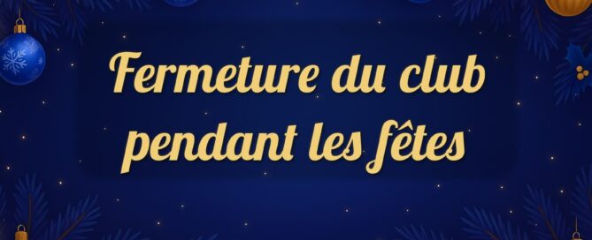 Fermeture TC Pierre Rouge pendant les fêtes de fin d'année 2025