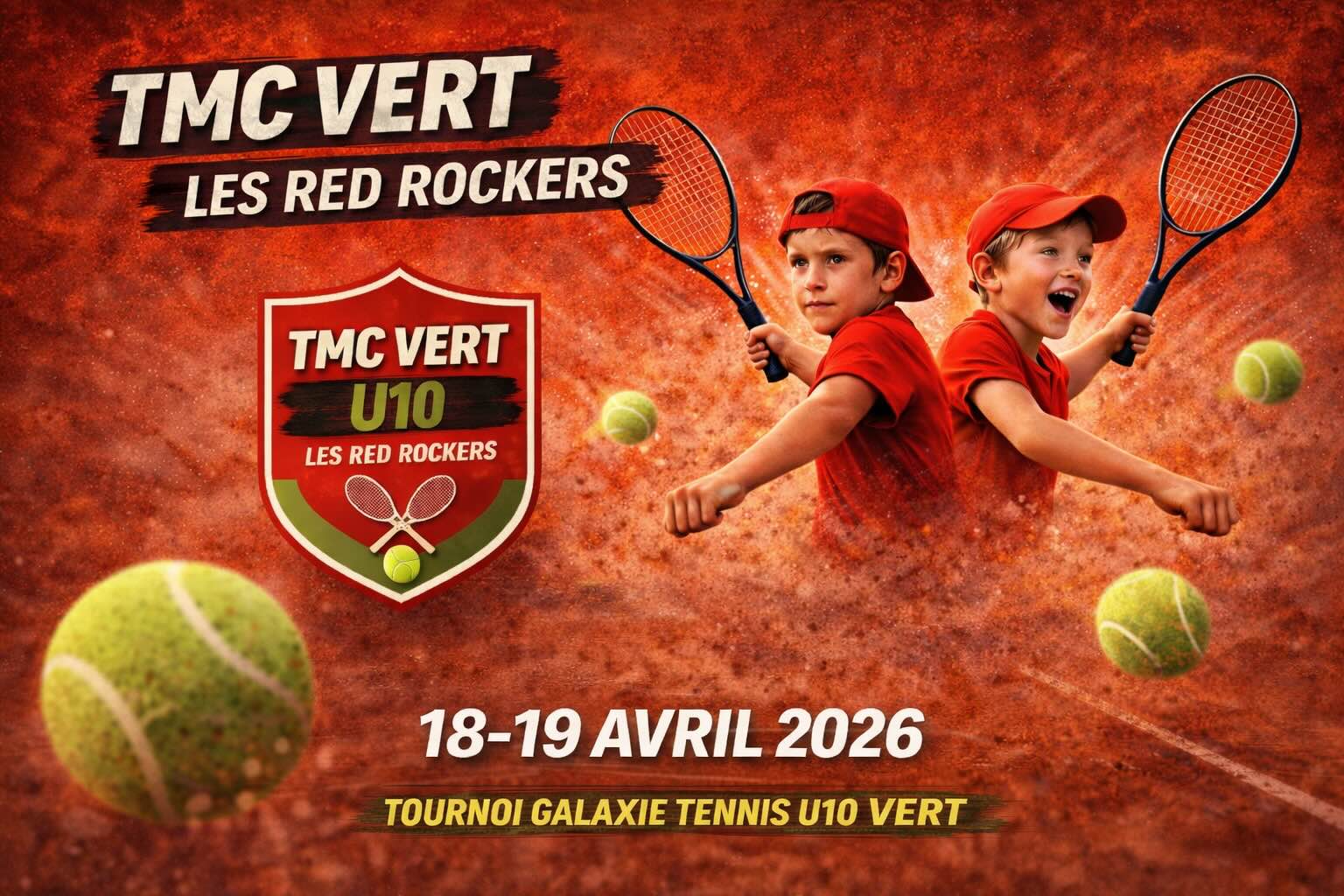 TMC Vert U10 “Les Red Rockers”