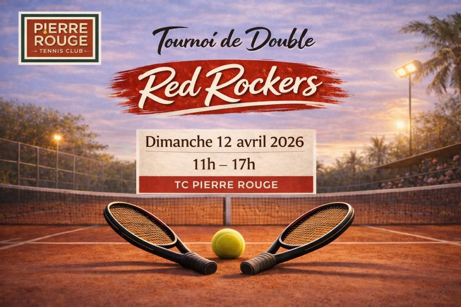Tournoi de doubles les Red Rockers 2026