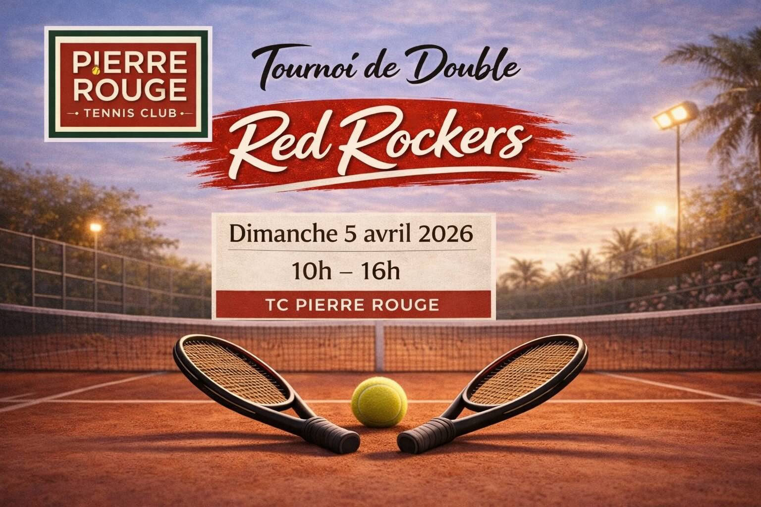 Tournoi de doubles les Red Rockers 2026
